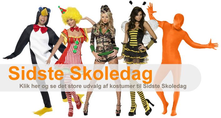 Kostumer til sidste skoledag