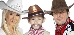 Cowboyhatte/tørklæder