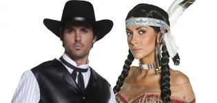 Cowboy/indianer kostumer