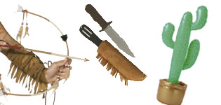 Cowboy/indianer tilbehør