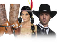 Cowboy/indianer tilbehør