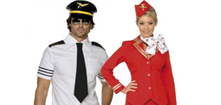Pilot/stewardesse kostumer