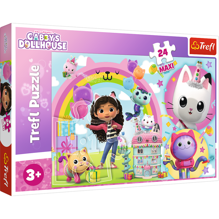 Gabby's Dukkehus Happy Puslespil | Gabbys Dollhouse Puslespil - Temashop