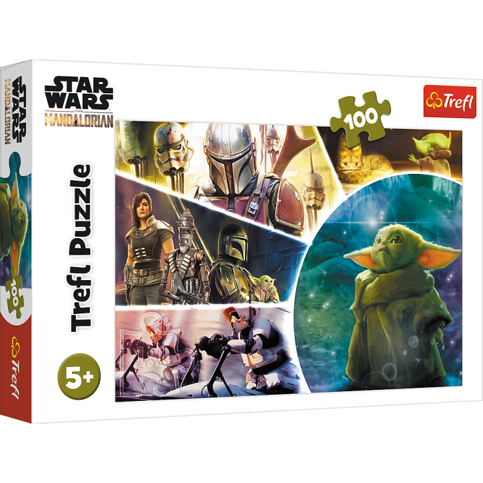 Star Wars Baby Yoda Puslespil (27,5 x 41 cm) | Star Wars Puslespil - Temashop