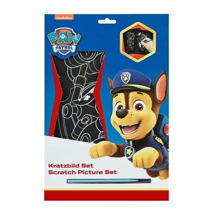 Paw Patrol Skrabe Sæt | Paw Patrol Male- & Tegneudstyr - Temashop