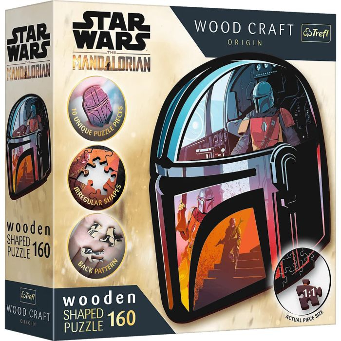 Star Wars The Mandalorian Puslespil - 160 Brikker | Star Wars Puslespil - Temashop