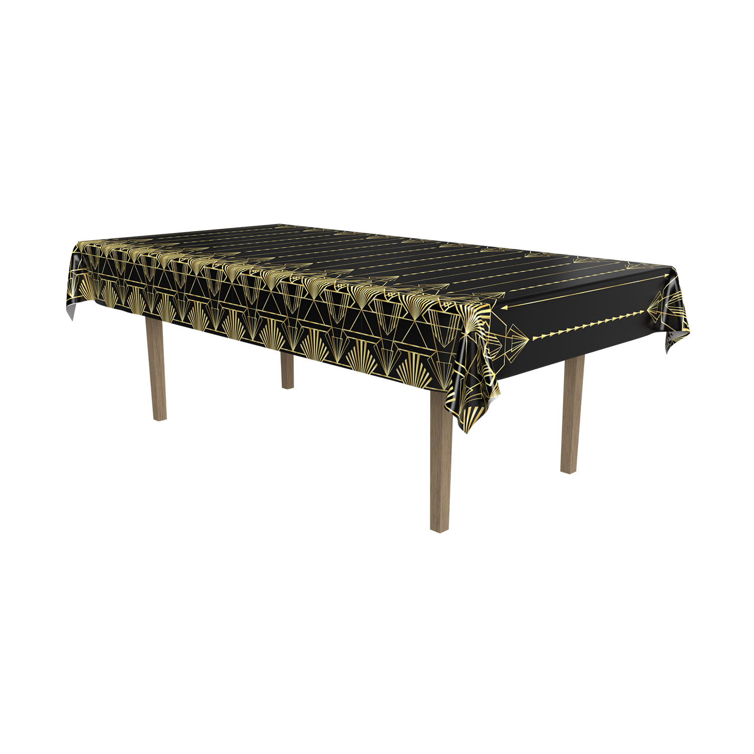 20'er Art Deco Dug - 1 stk (137 x 274 cm) | 20'erne Gangster Duge - Temashop