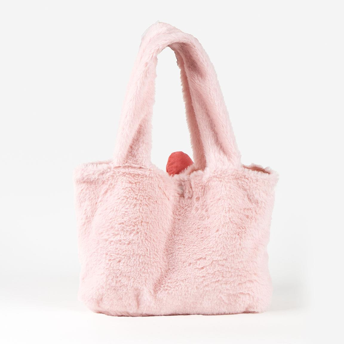 Minnie Mouse Plys Indkøbsnet Lyserød (30 x 37 x 8 cm) | Minnie Mouse Taske / Pung - Temashop