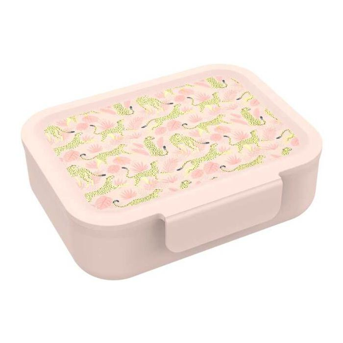 Lunch Buddies Leopard Madkasse (6 x 19.3 x 15.8 cm) | Leopard Madkasser - Temashop