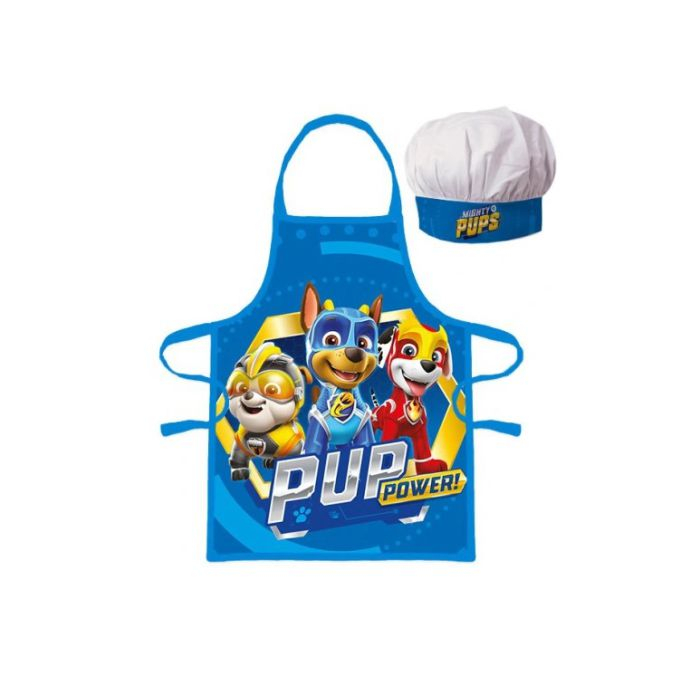 Paw Patrol Pup Power Forklæde & Hat (54 x 47 cm) | Paw Patrol Forklæder - Temashop