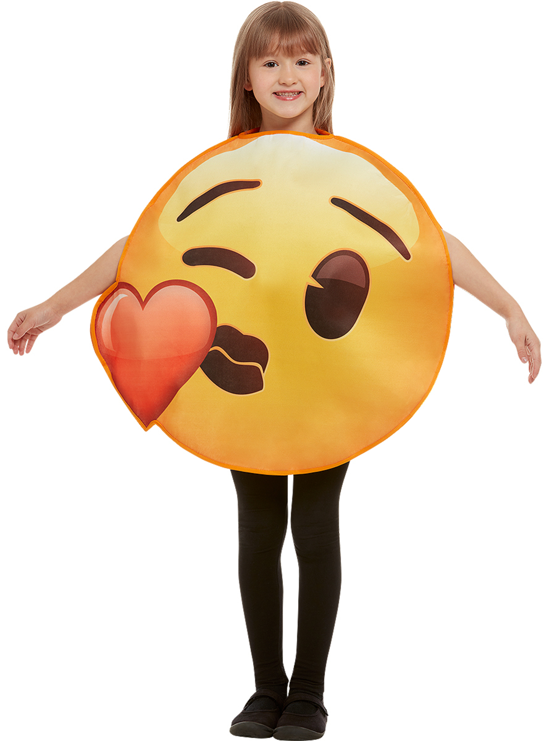 Emoji Kys Børnekostume