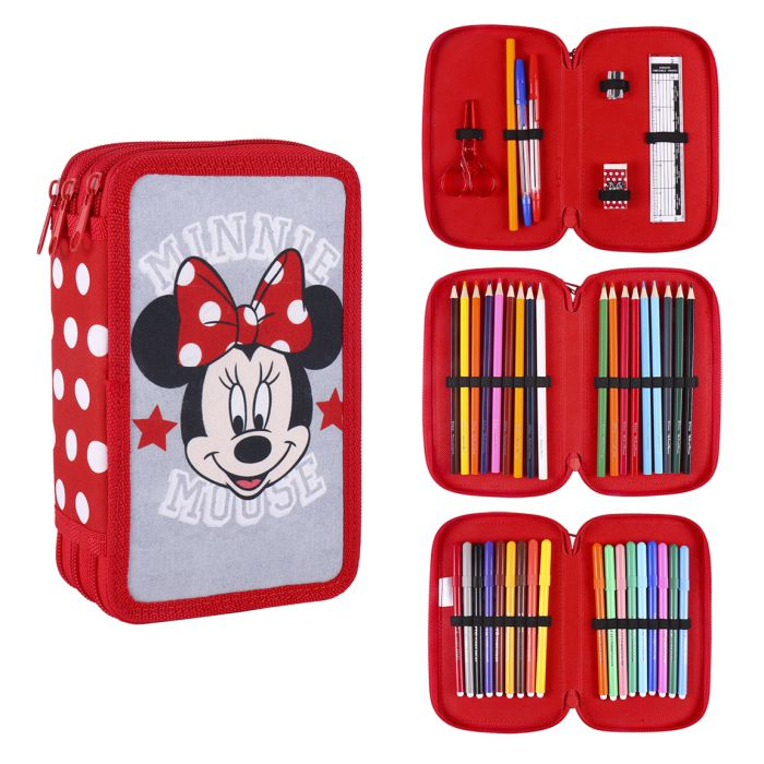 Minnie Mouse Penalhus Med Indhold (19.5 x 12 x 6.5 cm) | Minnie Mouse Penalhuse - Temashop