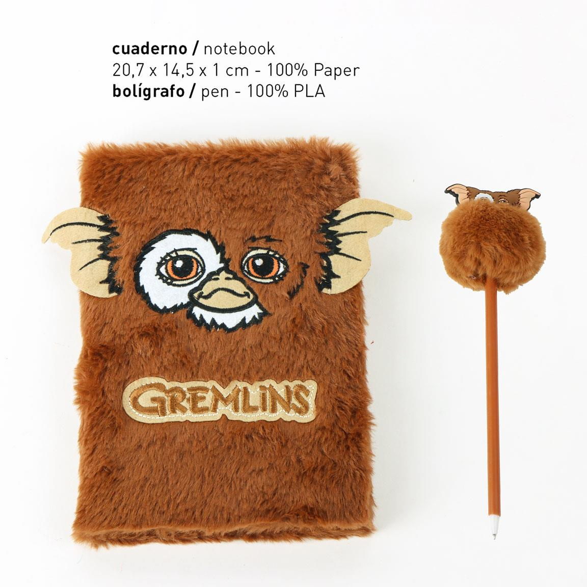 Gremlins Notesbog & Pen | Gremlins Male- & Tegneudstyr - Temashop