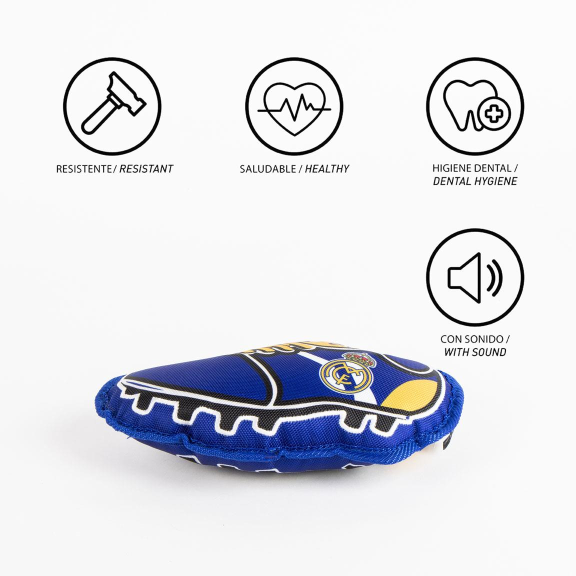 Real Madrid Fodboldstøvle Hundelegetøj (10 x 30 x 7 cm) | Fodbold Kæledyrsudstyr - Temashop