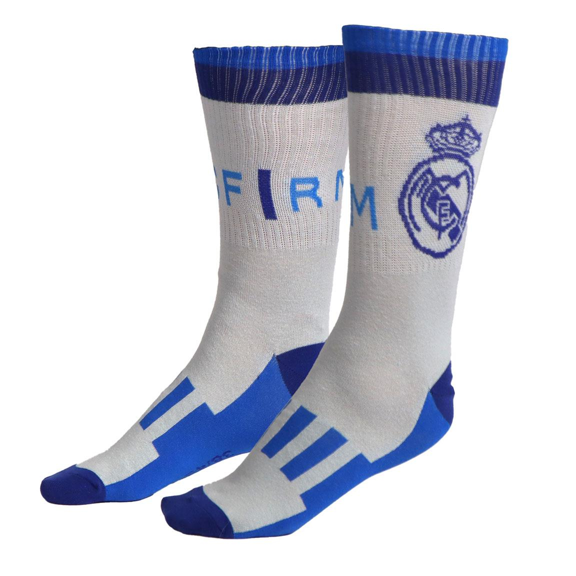 Real Madrid Logo Strømper 38-45 (38-45) | Fodbold Strømper / Strømpebukser / Knæstrømper - Temashop