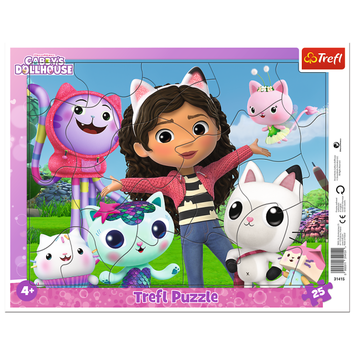Gabby's Dukkehus Meet Gabby Puslespil | Gabbys Dollhouse Puslespil - Temashop