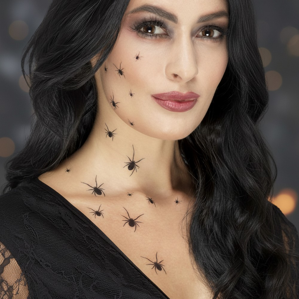 Edderkop Tatovering | Edderkop Tatoveringer - Makeup & Negle - Temashop