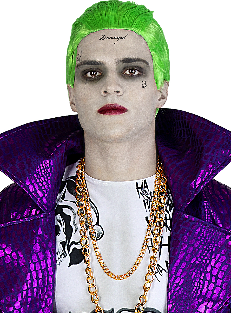 Joker Suicide Squad Paryk | Joker Paryk - Hovedtilbehør - Temashop