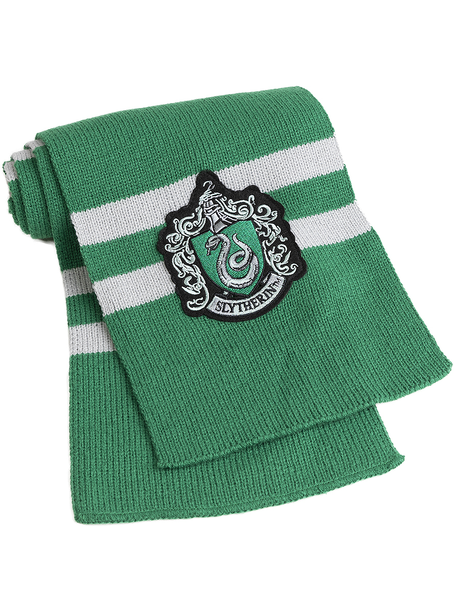 Harry Potter Slytherin Tørklæde (150 x 18 cm) | Harry Potter Tørklæde - Beklædning - Temashop