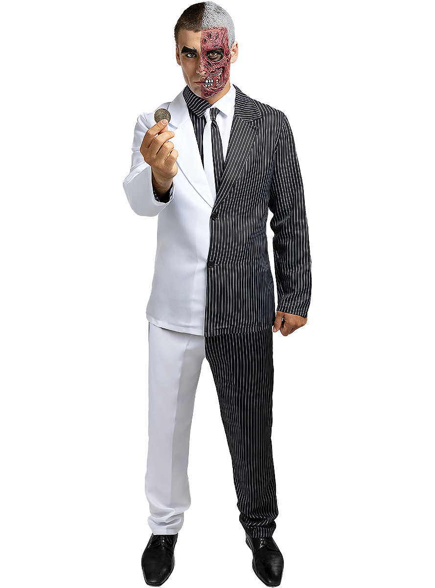 Batman Two-Face Kostume - Superhelte kostume til voksne i størrelserne S-XL | Batman kostume til mænd - Temashop