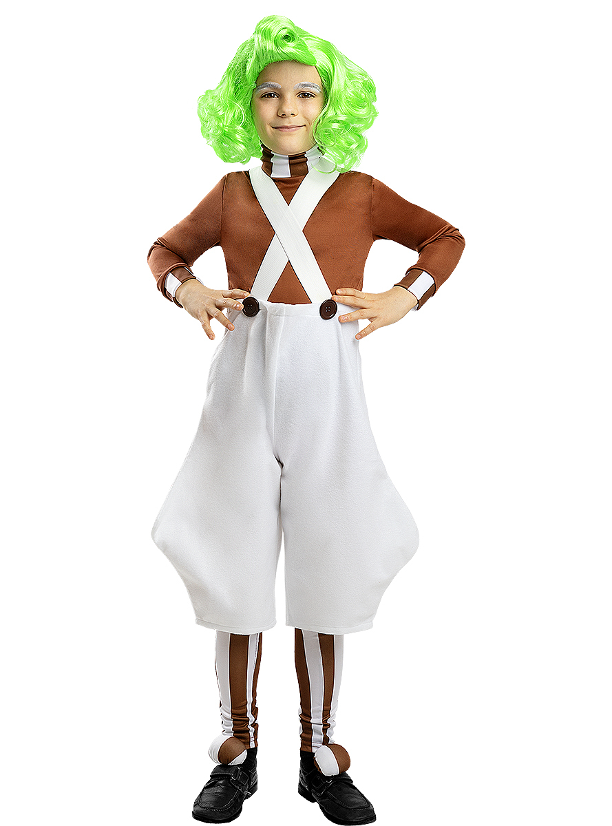 Charlie & ChokoladefabrikkenÂ® Oompa Loompa Børnekostume