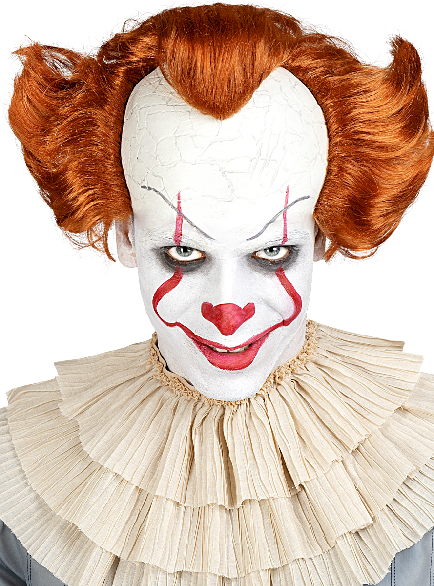 IT Chapter Two Pennywise Paryk | Pennywise Maske - Hovedtilbehør - Temashop
