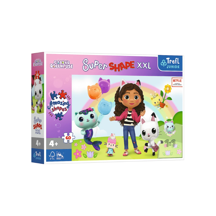 Gabby's Dukkehus Happy Puslespil | Gabbys Dollhouse Puslespil - Temashop