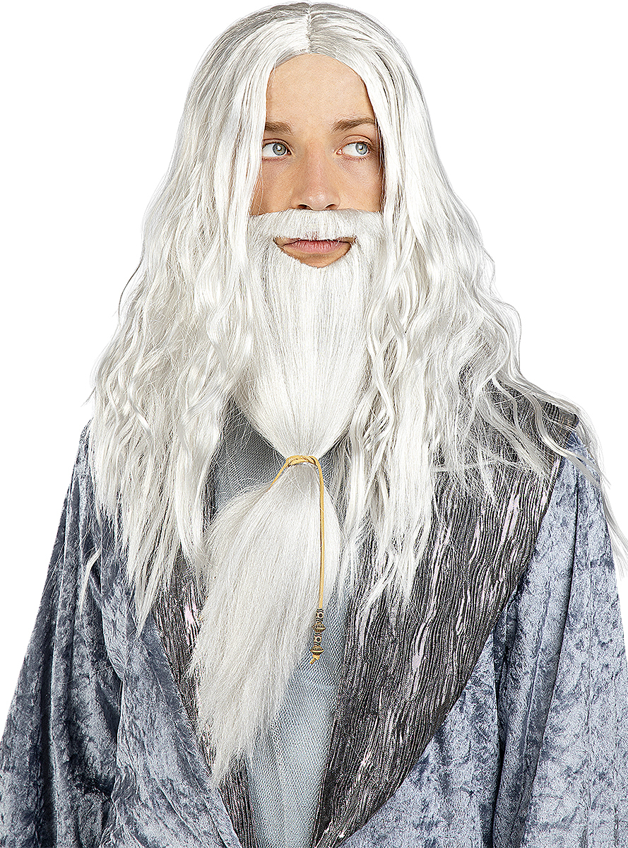 Harry Potter Dumbledore Paryk & Skæg | Harry Potter Paryk - Hovedtilbehør - Temashop