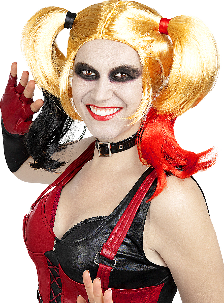 Harley Quinn Arkham City Paryk | Harley Quinn Paryk - Hovedtilbehør - Temashop