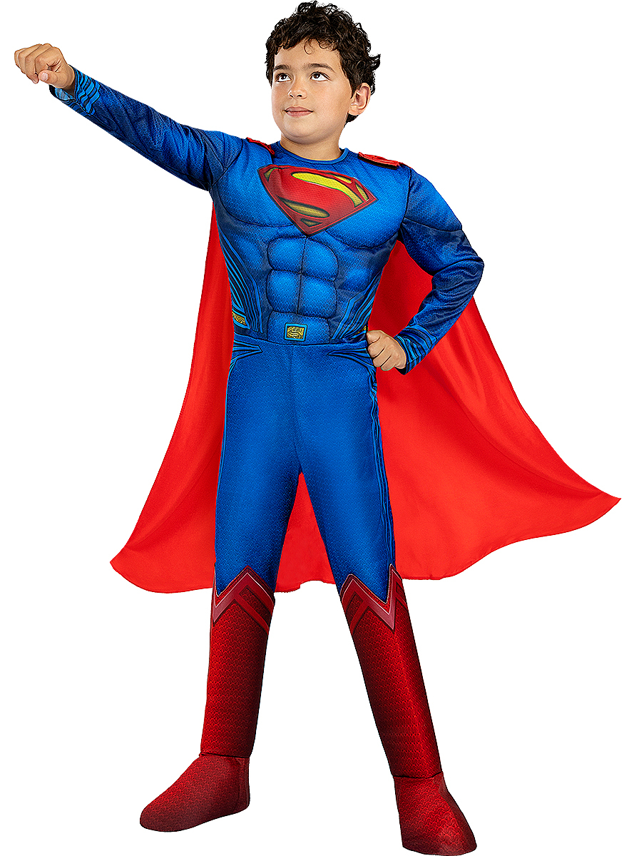 Superman Justice League Børnekostume - Superhelte kostume til børn i størrelserne 98-152 | Superman udklædning til børn - Temashop