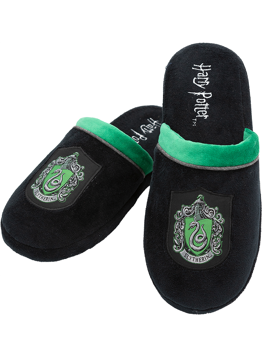 Harry Potter Slytherin Hjemmesko | Harry Potter Sko / Covers - Beklædning - Temashop