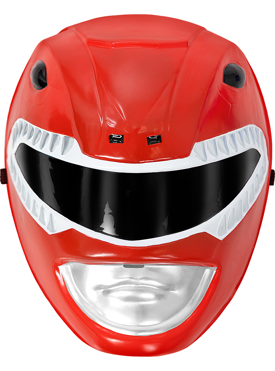 Power Rangers Rød Børnehjelm | Power Rangers Hat / Hue / Hjelm - Hovedtilbehør - Temashop