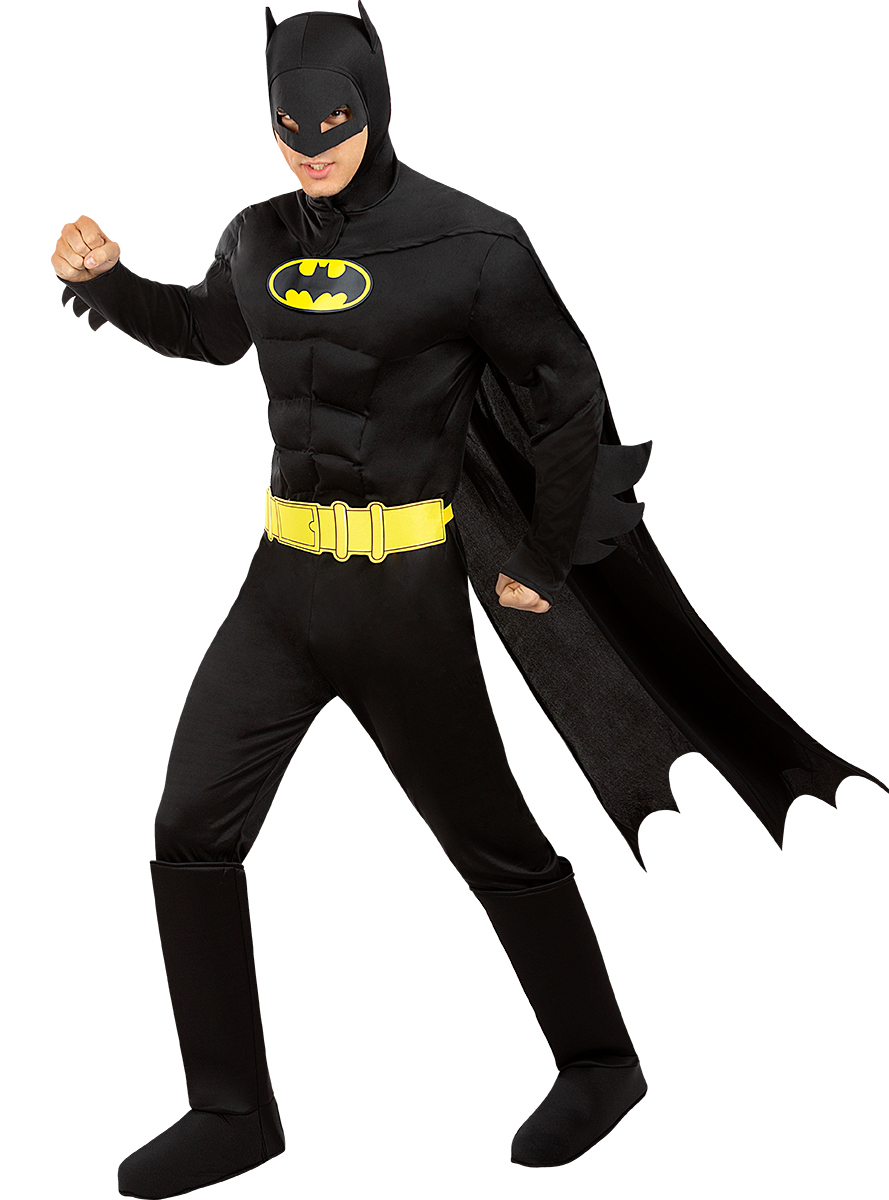 Batman The Dark Knight LED Kostume - Superhelte kostume til voksne i størrelserne S-XL | Batman kostume til mænd - Temashop