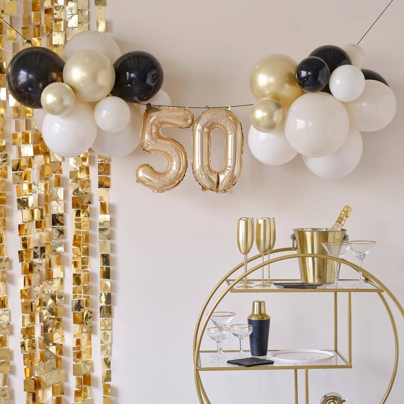 50 Års Fødselsdag Ballonguirlande