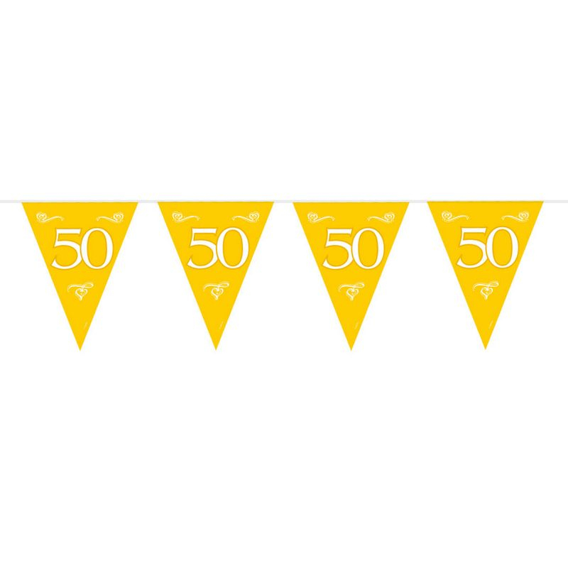 50 Års Guirlande Guld