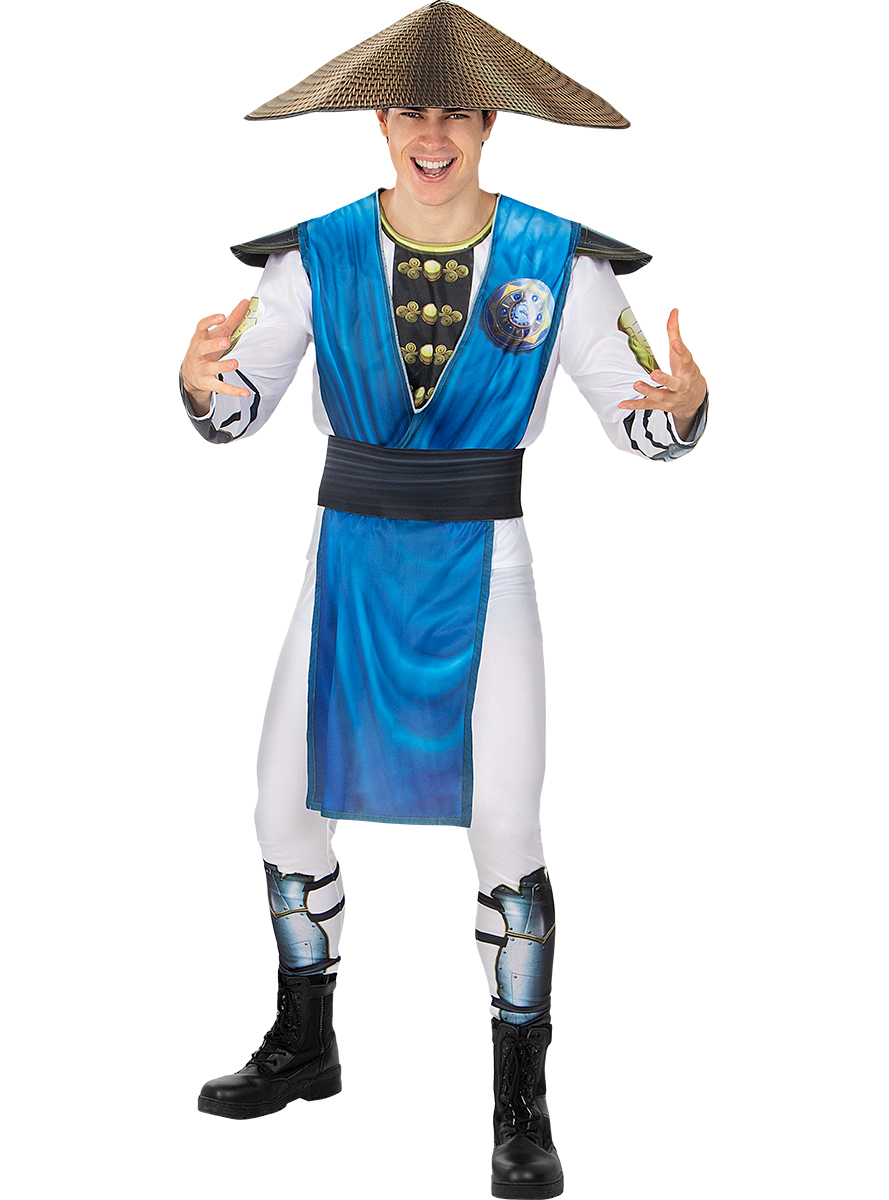 Mortal Kombat Raiden Kostume - Animationer kostume til voksne i størrelserne S-XL | Mortal Kombat kostume til mænd - Temashop