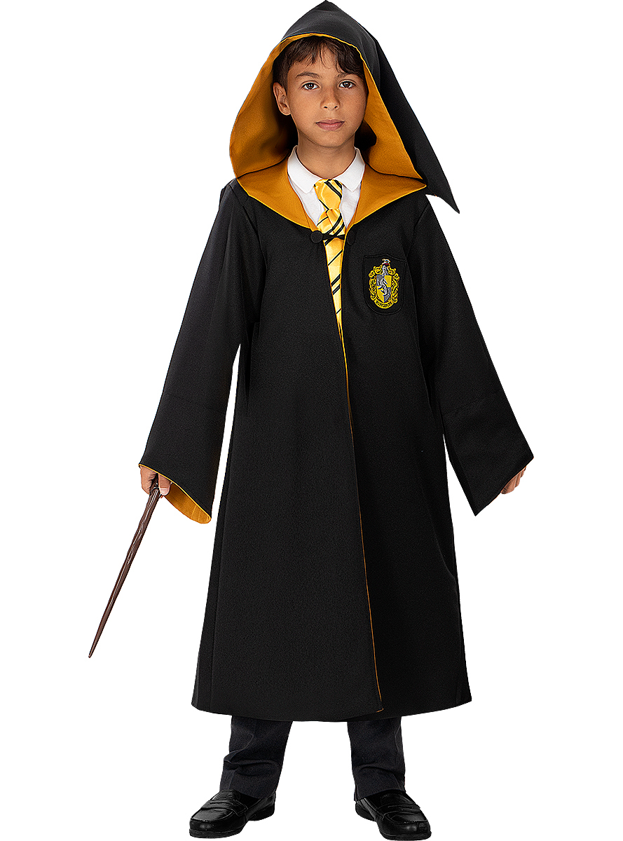 Harry PotterÂ® Hufflepuff Børnekostume Deluxe