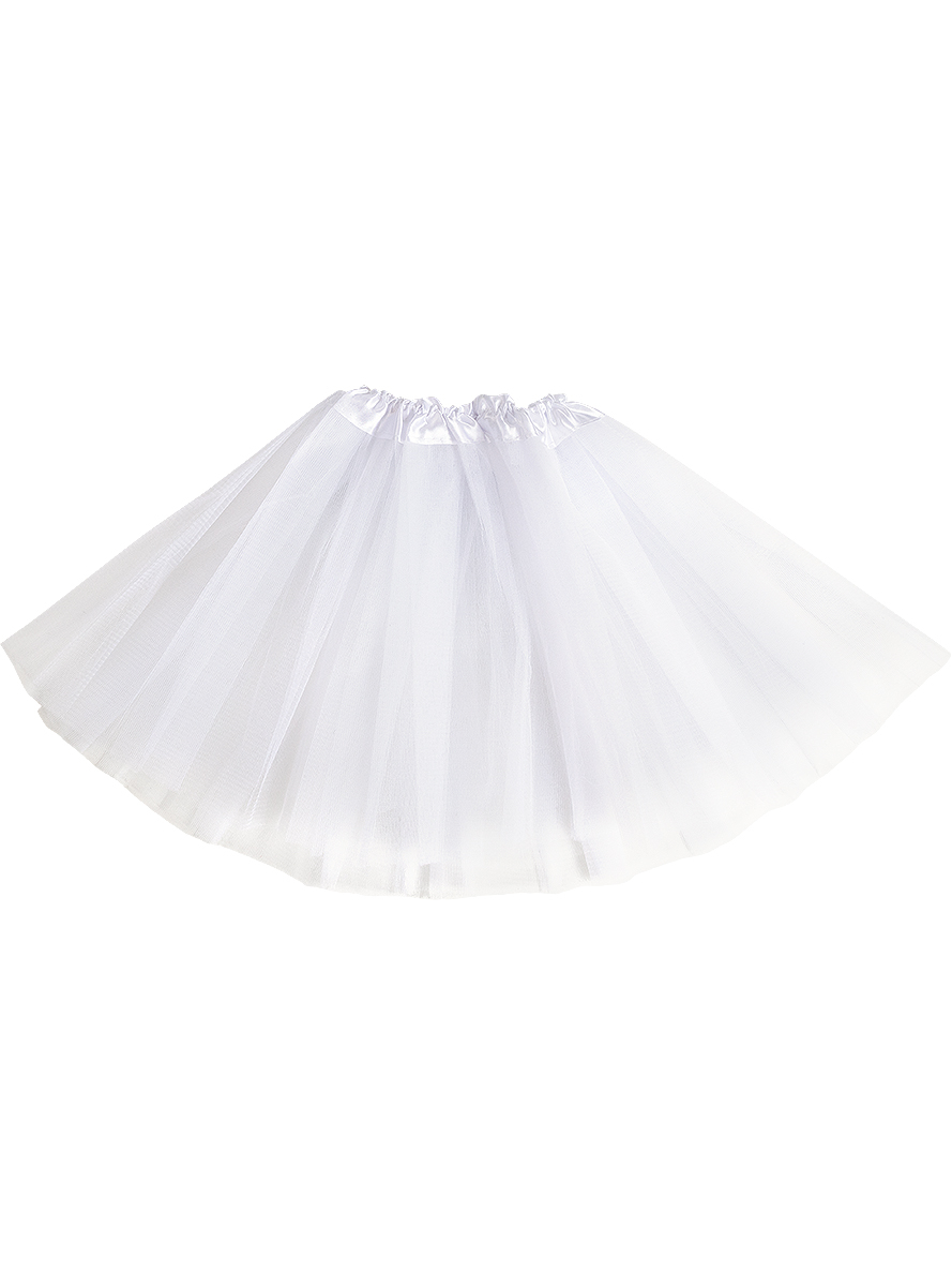Tutu Børneskørt Hvid | Ballerina Bukser / Skørt / Shorts - Beklædning - Temashop