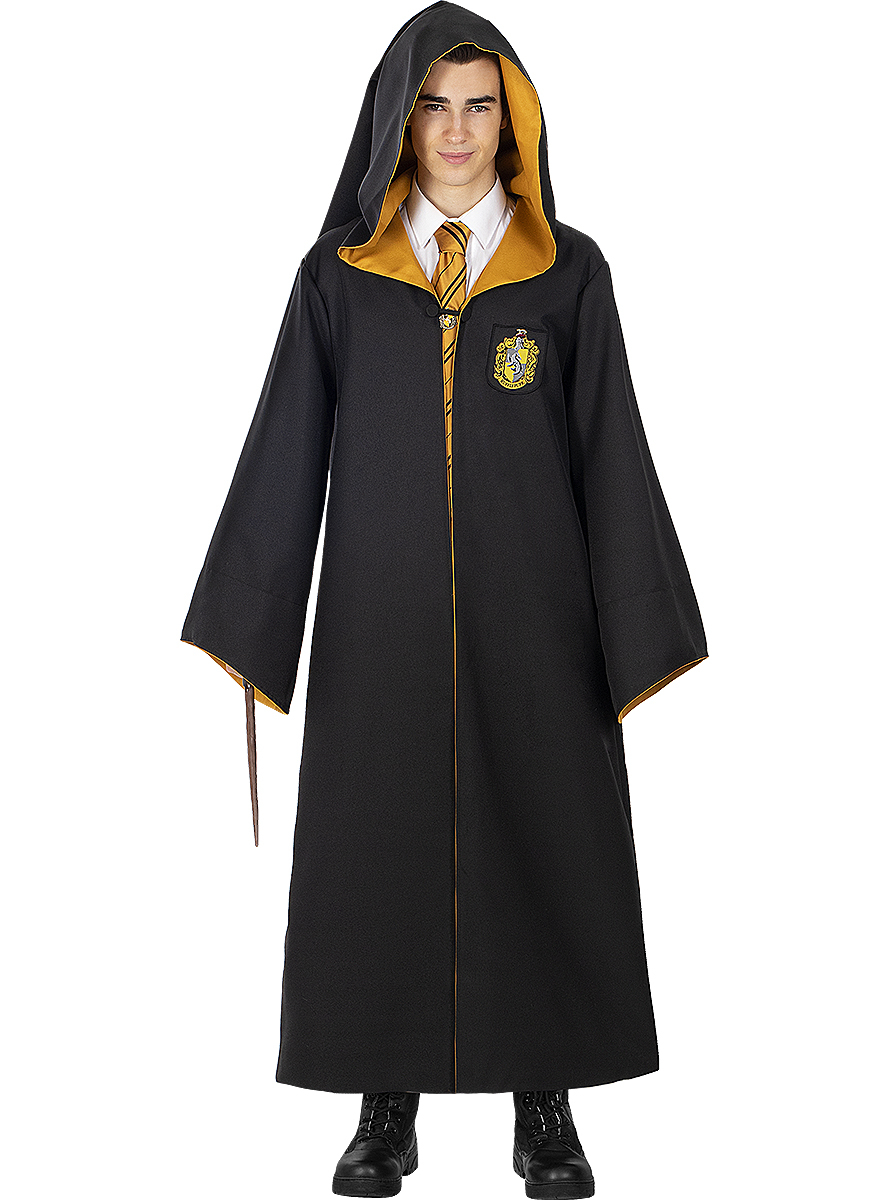 Harry Potter Hufflepuff Kostume Deluxe - TV-serier / Film kostume til voksne i størrelserne M-XL | Harry Potter - Temashop