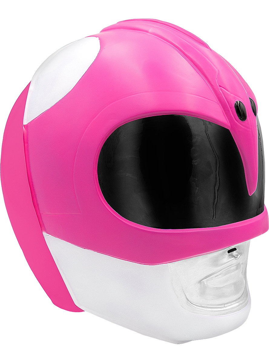 Power Rangers Lyserød Hjelm | Power Rangers Hat / Hue / Hjelm - Hovedtilbehør - Temashop