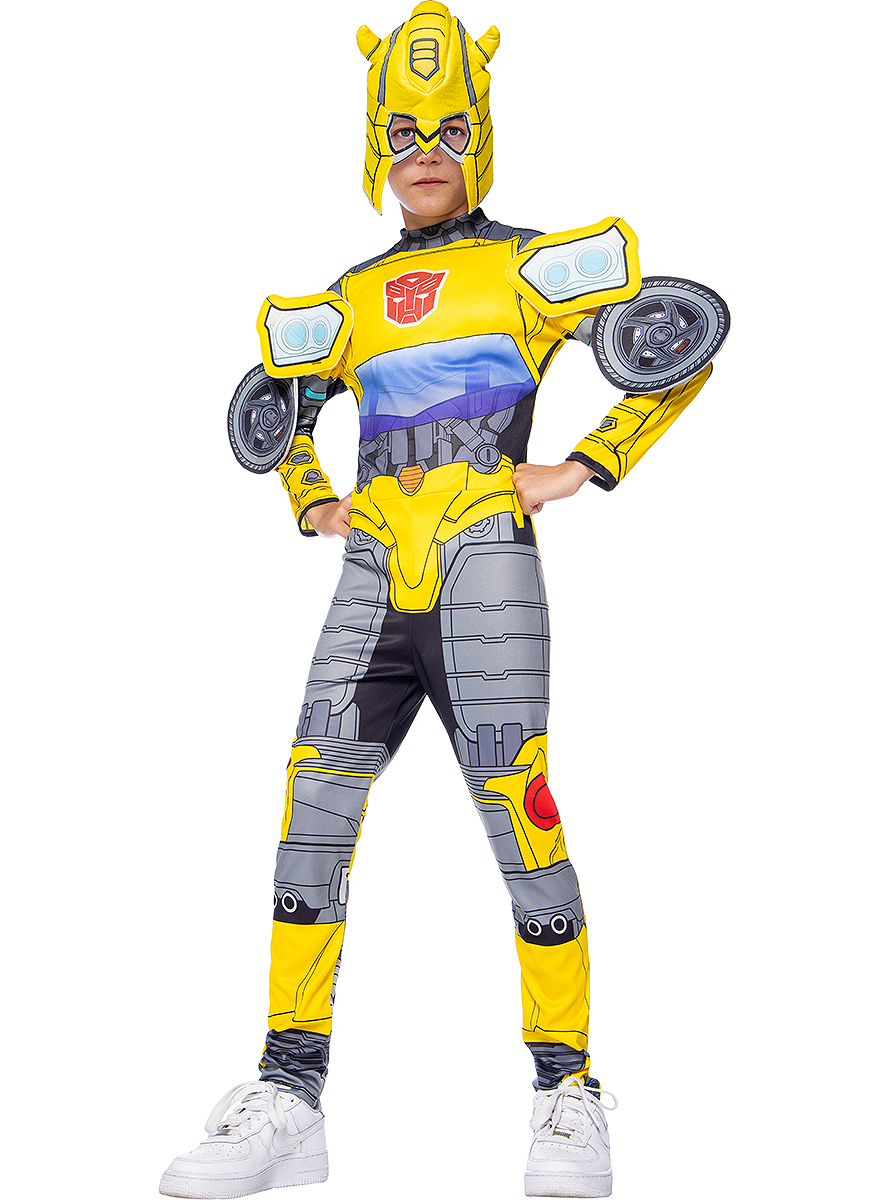 Transformers Bumblebee Børnekostume - Superhelte kostume til børn i størrelserne 98-152 | Tranformers udklædning til børn - Temashop