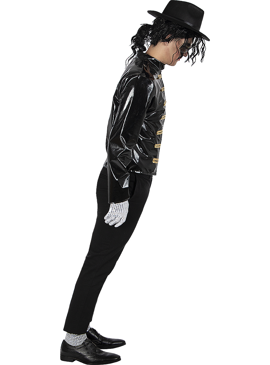 Michael Jackson Black Military Jakke - TV-serier / Film kostume til voksne i størrelserne XS-XL | Michael Jackson kostume til mænd - Temashop
