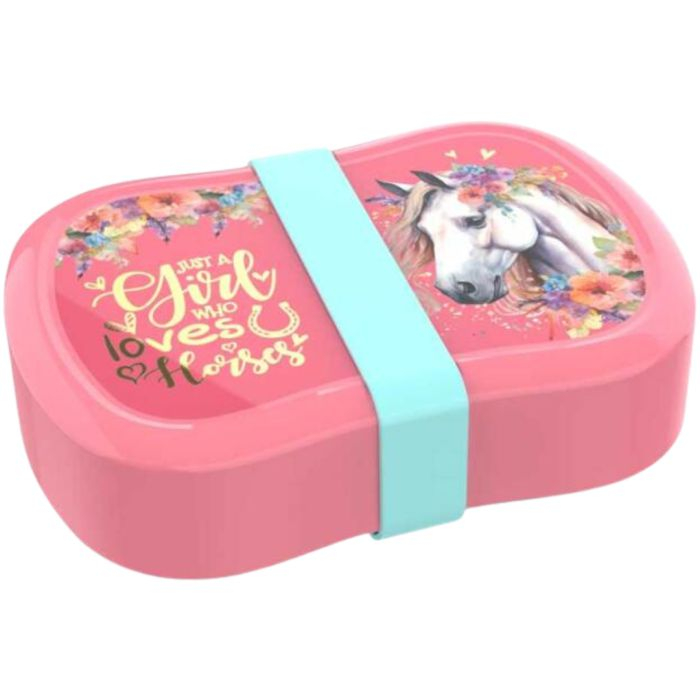 Lunch Buddies Hest Madkasse (6.8 x 18.5 x 18.5 cm) | Hest Madkasser - Temashop