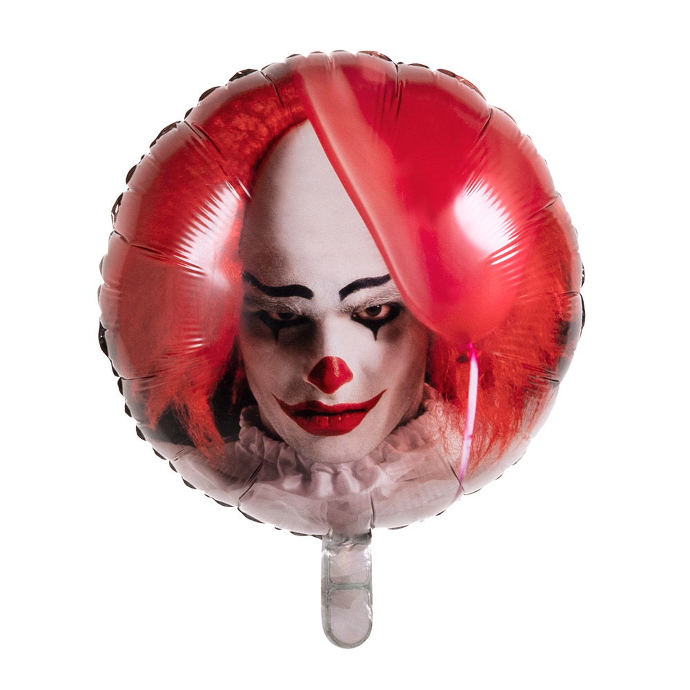 Rund Killer Clown Folieballon