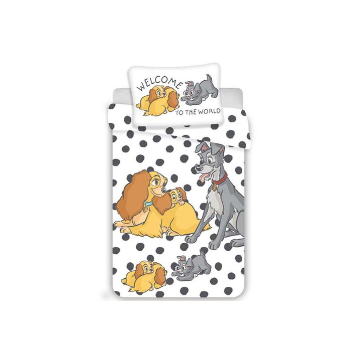 DisneyÂ® Lady og Vagabonden Junior Sengetøj