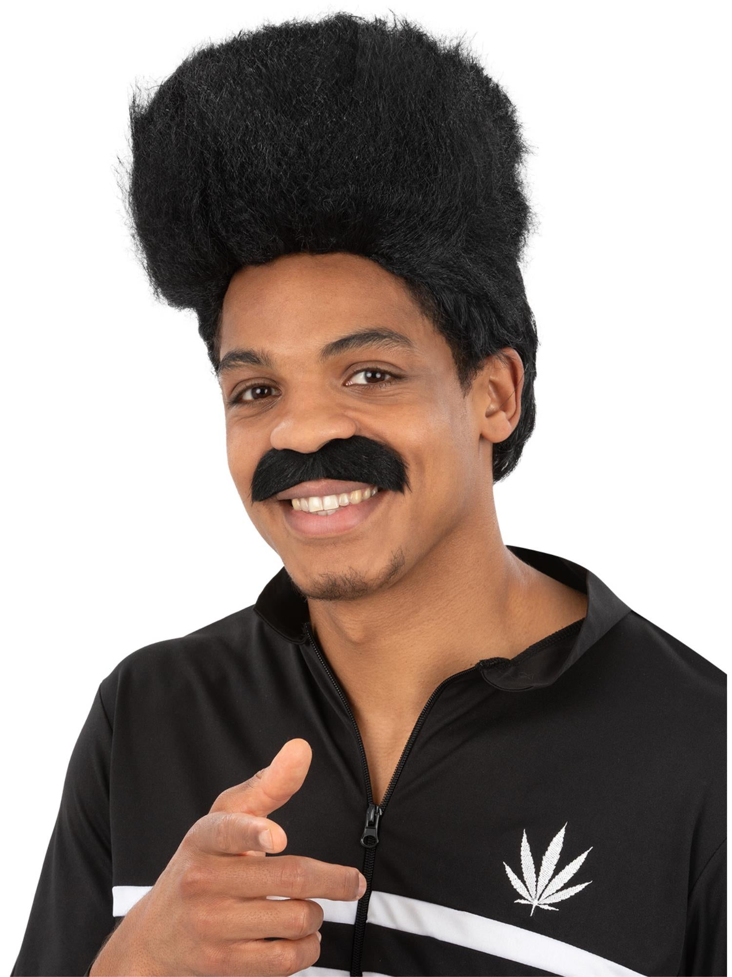 Oldschool Afro Paryk | 90'erne Retro Paryk - Hovedtilbehør - Temashop