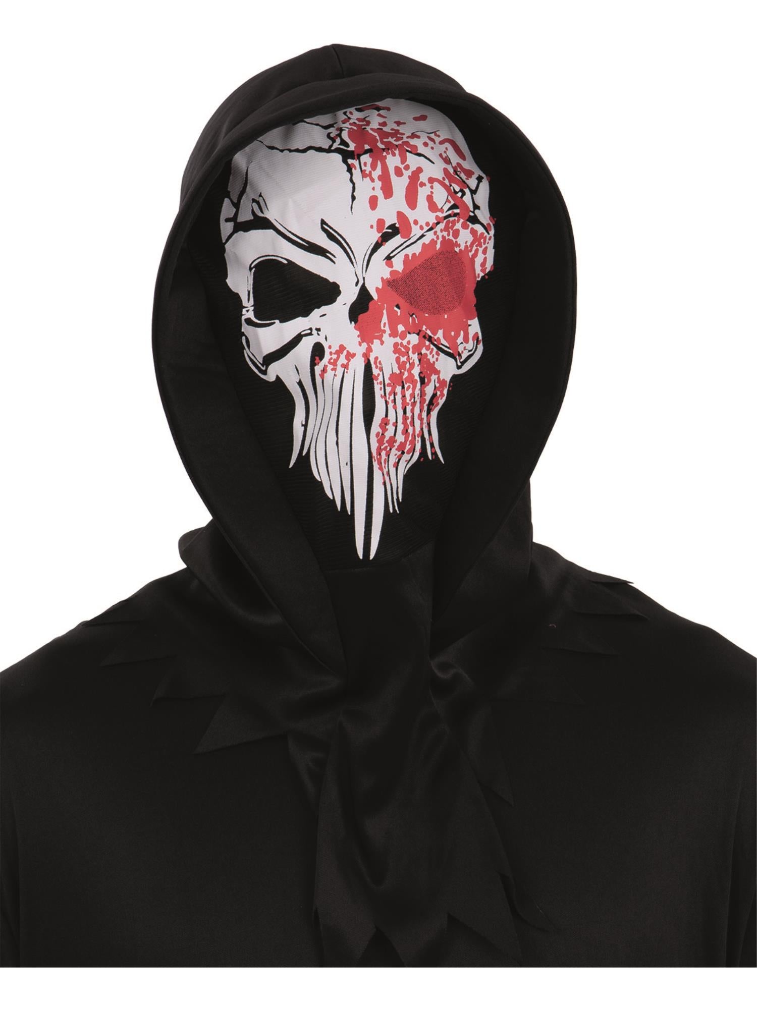 Blodig Reaper Hættemaske