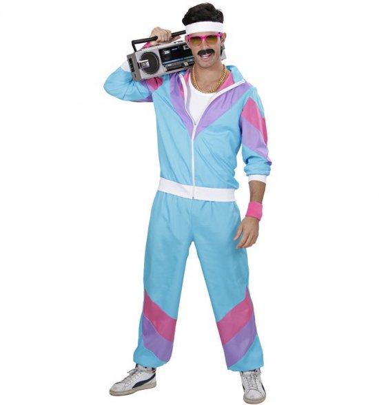 80'er Campinghabit Kostume - Årtier kostume til voksne i størrelserne S-3XL | 80'erne Totally kostume til mænd - Temashop