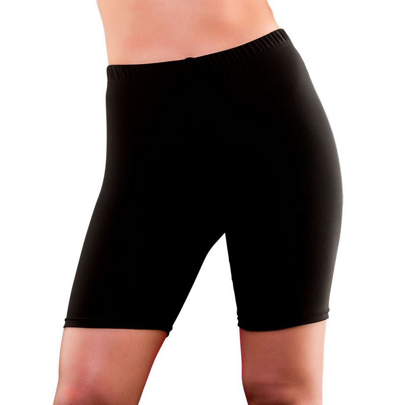 80'er Cykelshorts Sort | 80'erne Totally Bukser / Skørt / Shorts - Beklædning - Temashop