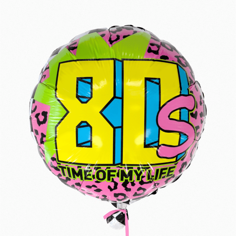 80&#39;er Time Of My Life Folieballon